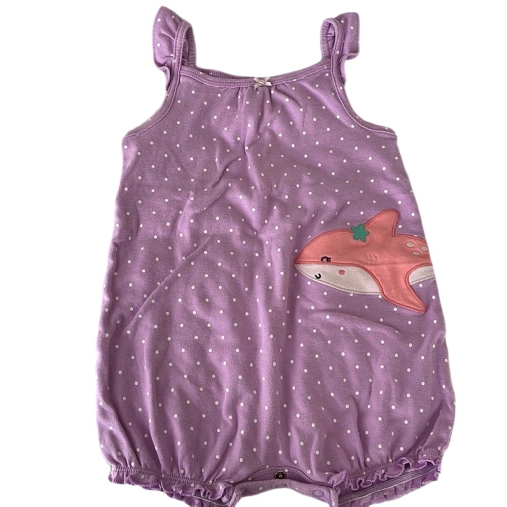 Carters Shark One Piece Romper